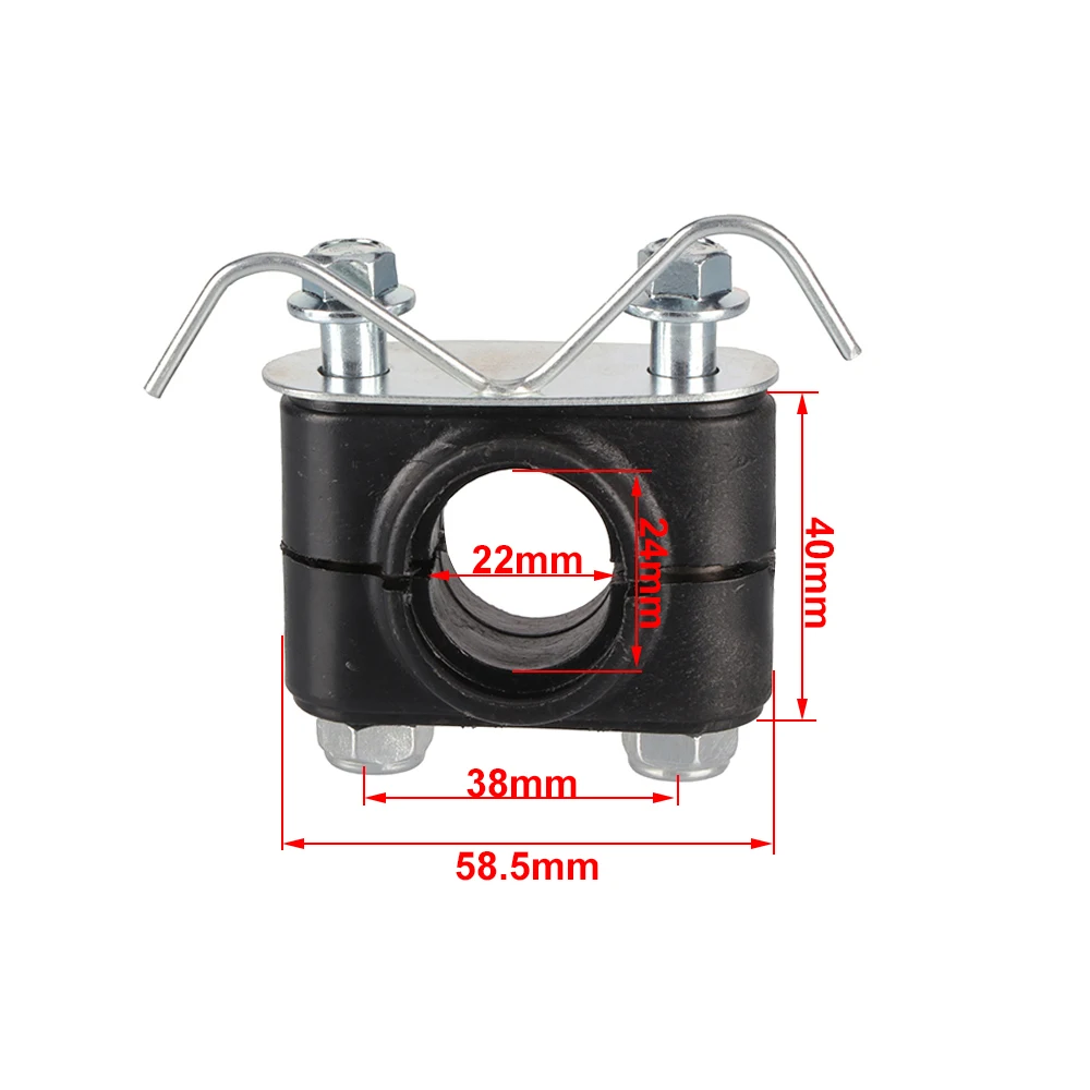 50cc 110cc 125cc 150cc atv Lenkung Richtungs säule Stütz block Riser Adapter Lenk schaft Buchse mit Befestigungs schrauben – Detail 3