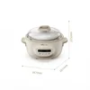 Bear 2.5L Slow Cooker Baby Supplement Machine 220V Mini Bird's Nest Stew Pot White Porcelain Waterproof Stew Pot 6