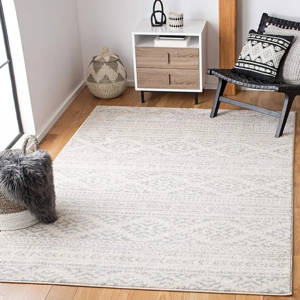 

Room Carpet for Rooms Ivory & Light Grey Free Shipping Ideal for High Traffic Areas in Living Room Non-Shedding & Easy Care Rugs