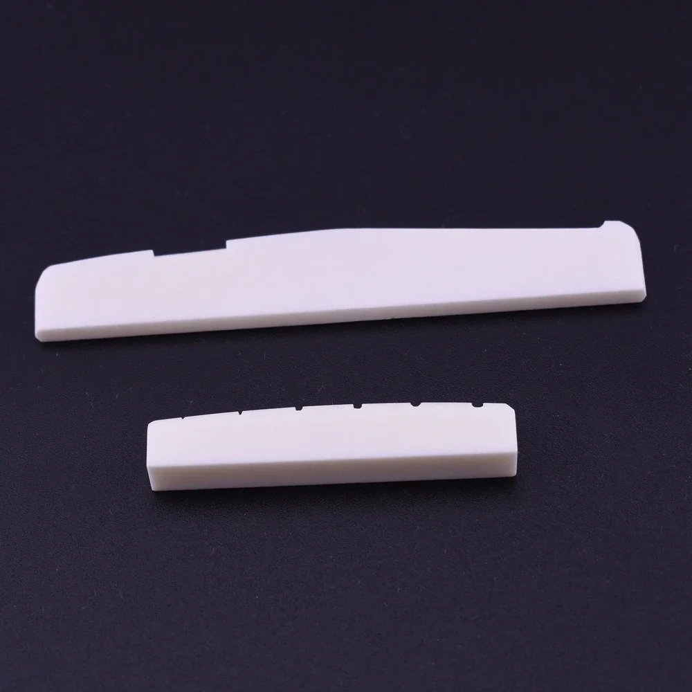 Guitar Bone Nut and Bridge Saddle 1pc Made of Real Bone for acoustic/ electric guitar parts and accessories guitar tool