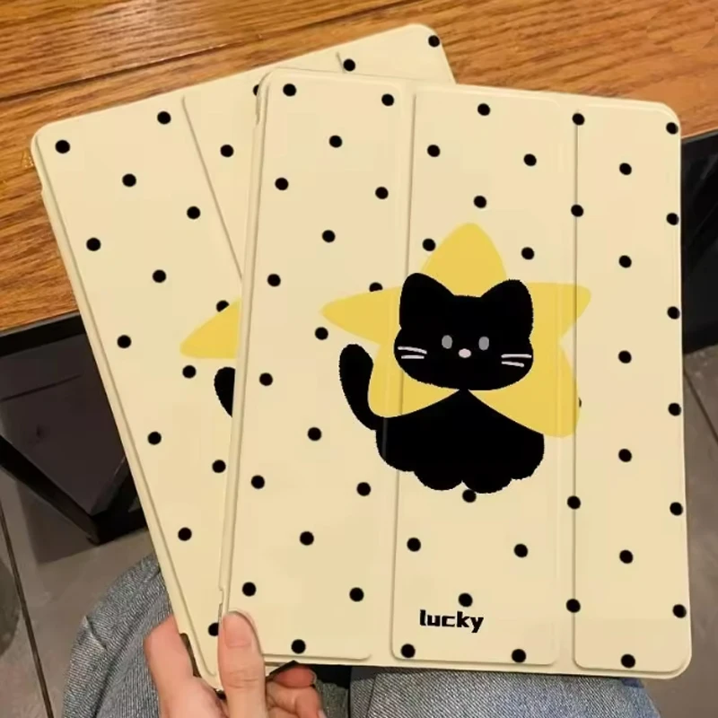 Whimsical Cat Design Tablet Case