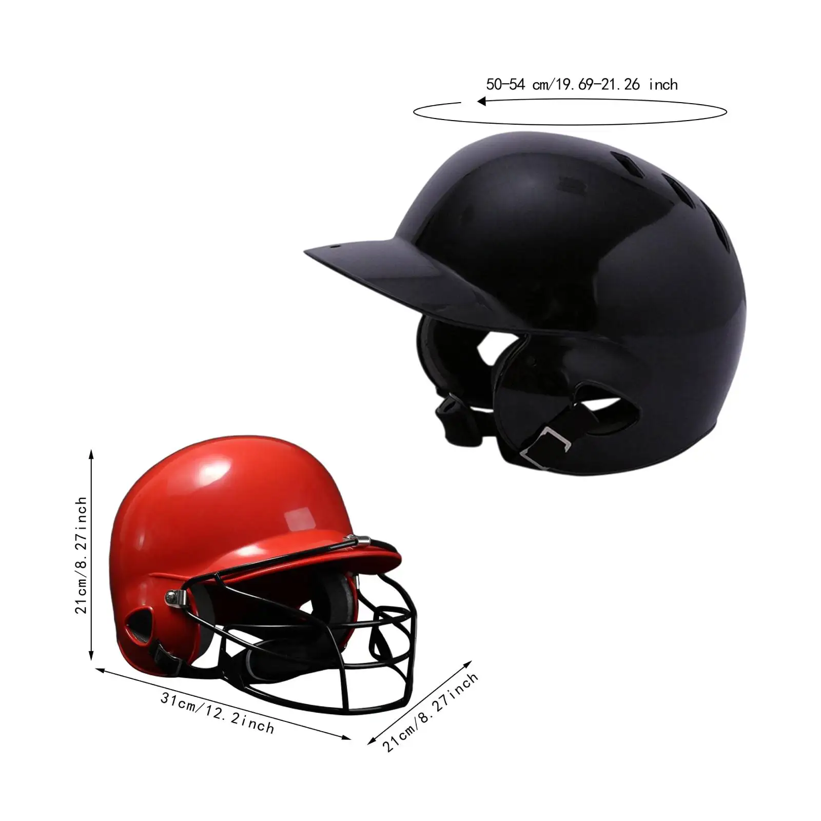 Baseball Helmet Shock Absorbing Breathable for Kids Guard Softball Helmet for Competition Outdoors Training Sports Boys Girls