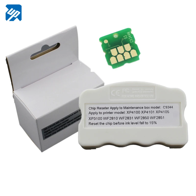 Maintenance Box Chip Resetter C9344 C12C934461 For Epson XP-2101 XP-4101 WF-2851 XP2100 2105 3100 3105 4100 WF 2810 L3550 L5590 maintenance box chip resetter