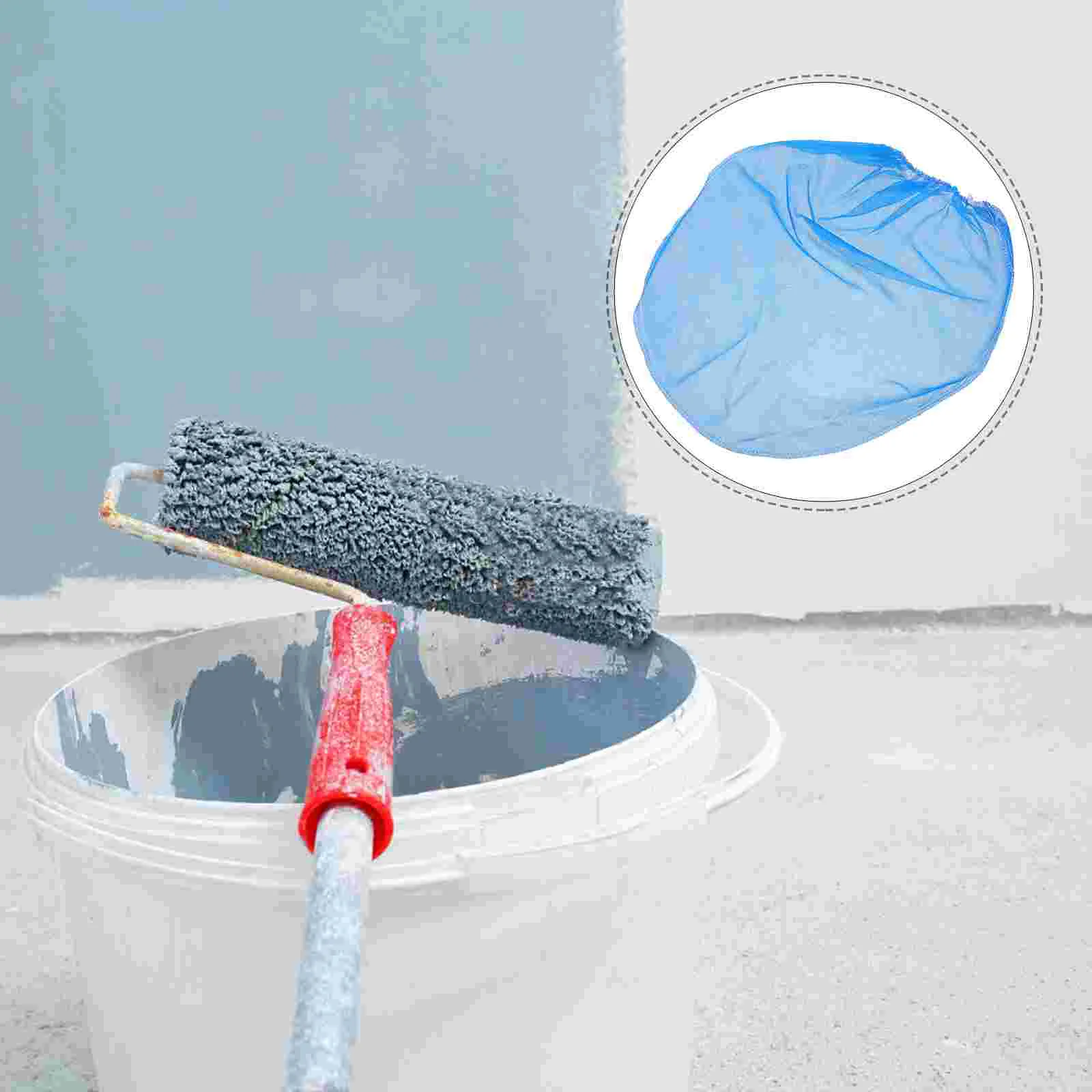 12pcs Paint Filter Bags 5 Gallon Fine Mesh Elastic Opening Strainer For Oil Paint Ink Solvent Wall Coating