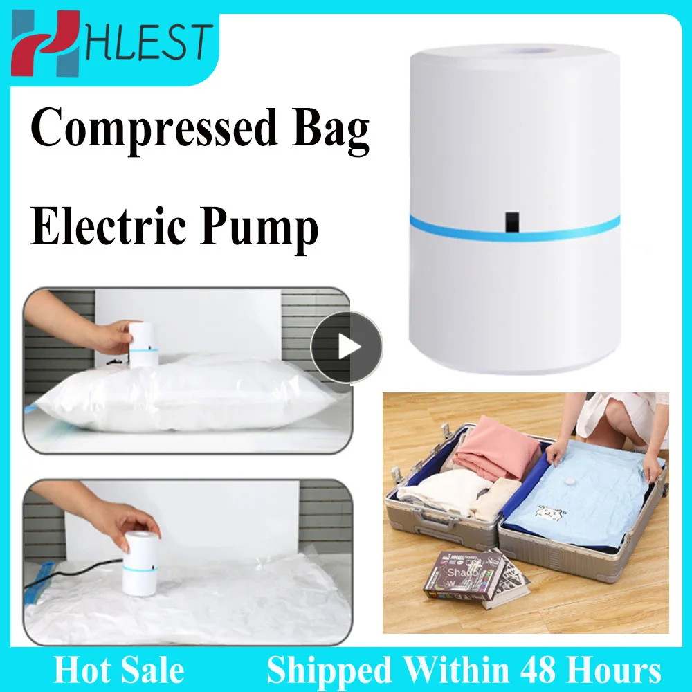 CompressedBagElectricPumpTravelVacuumBagPumpMiniVacuumSealer
