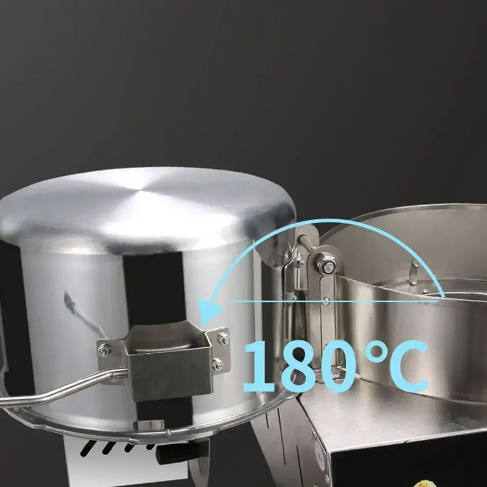 12V Gas Cotton Candy Making Machine Popcorn Machine With Oil Commercial Combination Retro To Make Popcorn / Marshmallow