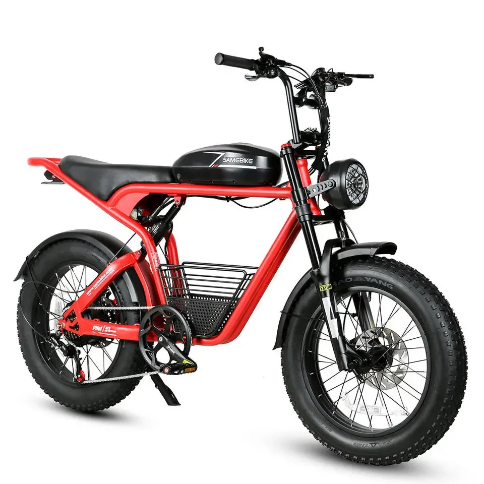 Electric Dirt Bike Adult Fat Tire Electric Bicycle Ebike Factory Motorcycle Style Super Fast 1000W 45KM/H