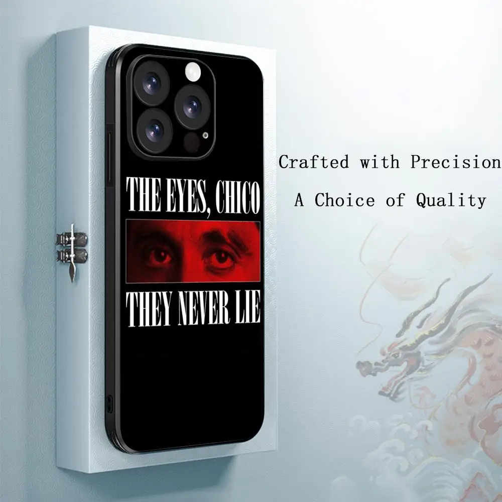 Klassische Tonny Montanas Scar-Face Handyhülle für iPhone 17, 16, 15, 14, 13, 12, 11 Pro Max Mini SE 7 Plus 16E, stoßfeste Abdeckung Fundas – Detail 5