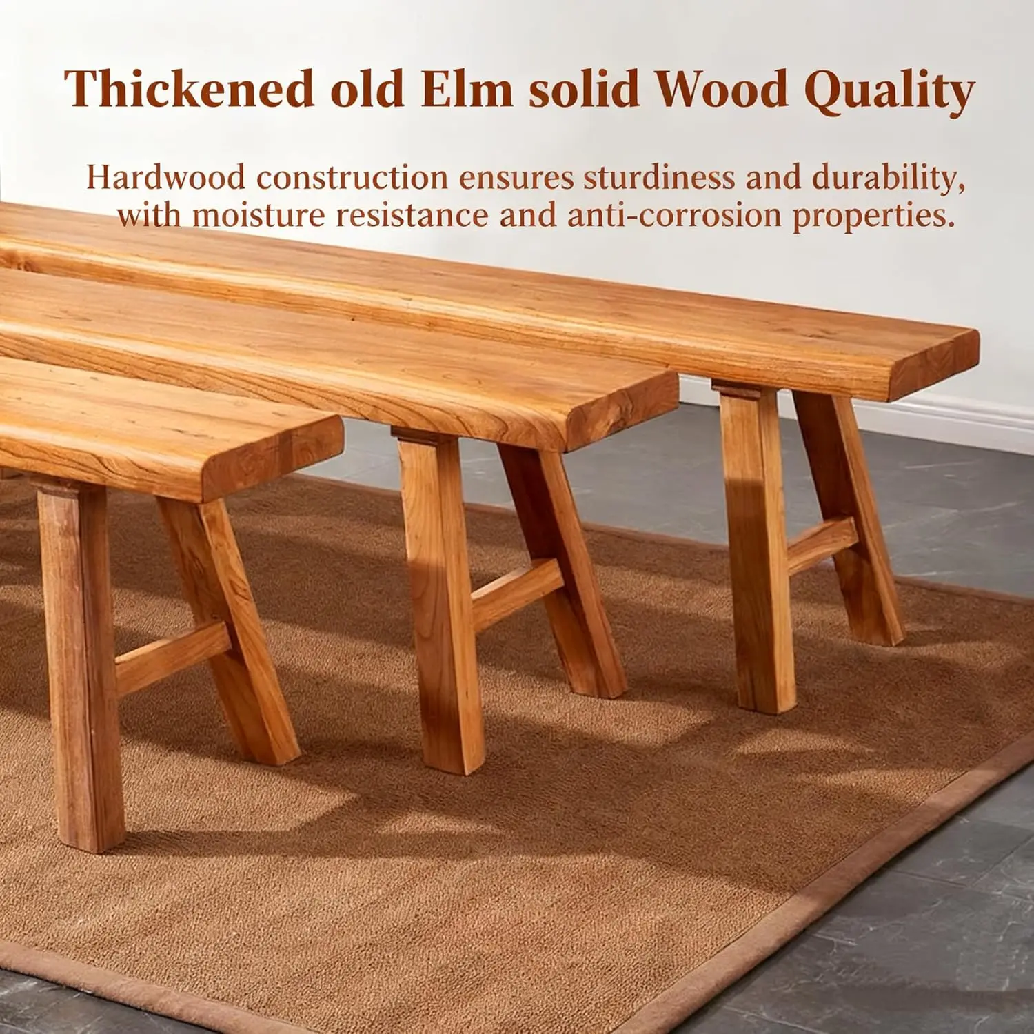 طاولة طعام خشب مصمت