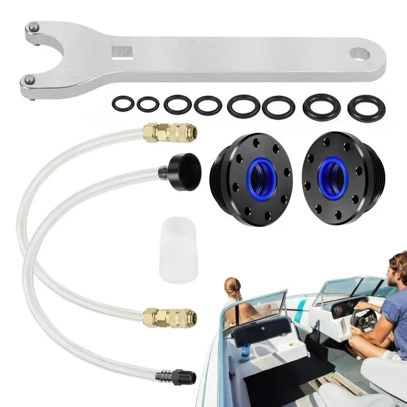 

HS5157 Front Mount Hydraulic Steering Cylinder Seal Kit & Bleed Kit For Seastar Hydraulic Steering Systems Kit Accessories