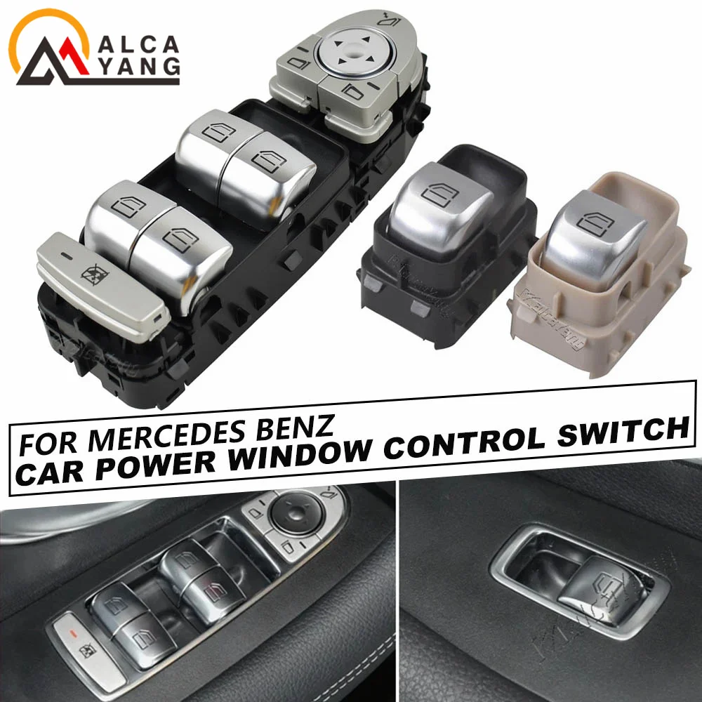 Front Left Master Power Window Switch For Mercedes Benz C300 GLC300 - Part #2229056800