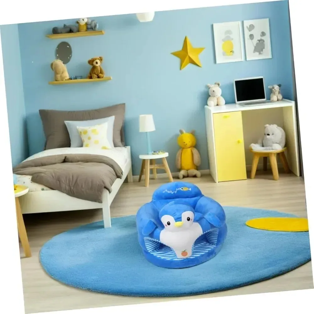 Vaguelly Portable Chair for Sitting Learning Supportive Boy Girl Seat for Feeding and Play,Fall Design for Safety Adorable