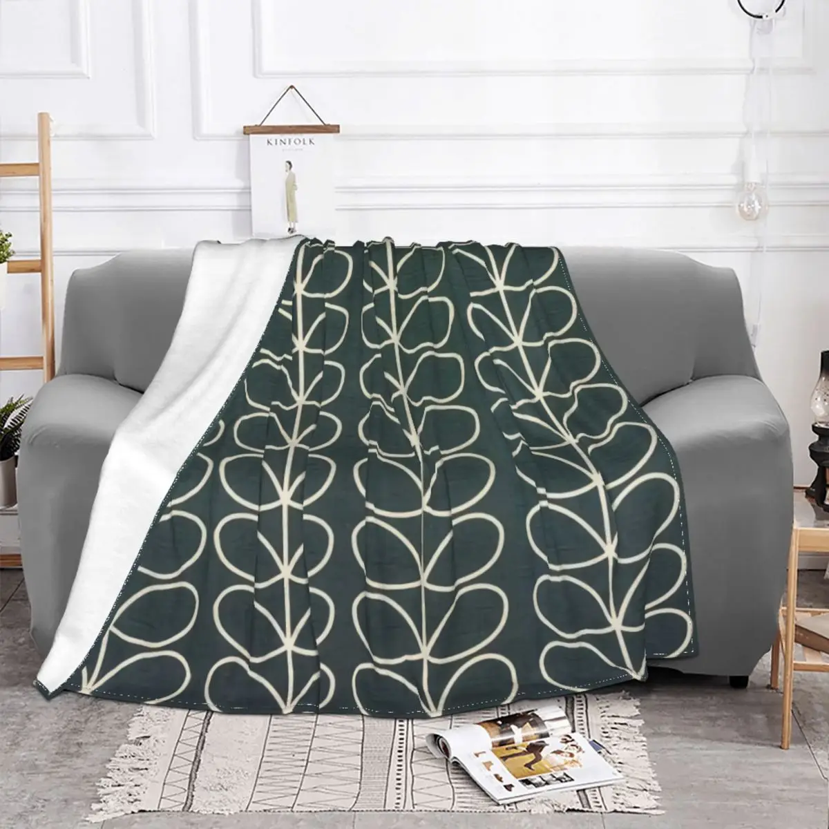 Orla Kiely ���� �ٱ� ȸ�� ���, ������ ����, �ε巯�� �ö��� ��ĭ�𳪺�� ���, ħ�� ���� �߿� ����