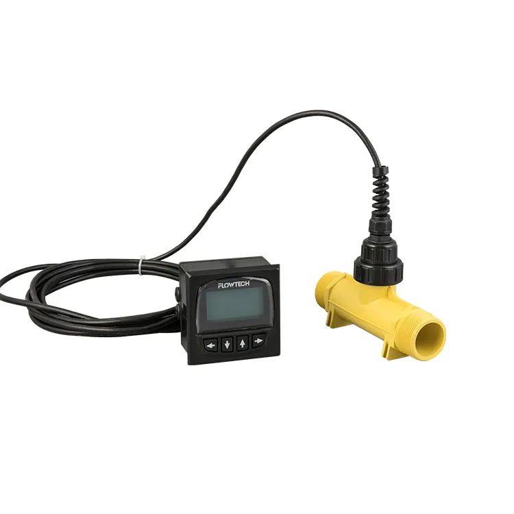 

Low cost portable paddle wheel type flowmeter flow transducer liquid glue flow meter for chemical industry