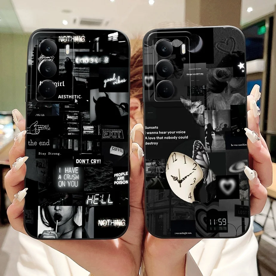 Cute Bow Painted Shockproof Soft TPU Phone Case - Stylish Protective Cover