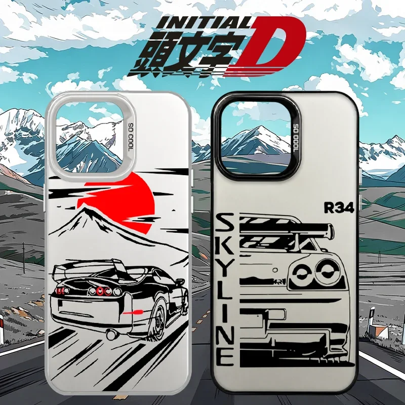 JDM Car Nissan Skyline R34 Design Turbo Phone Case Etui