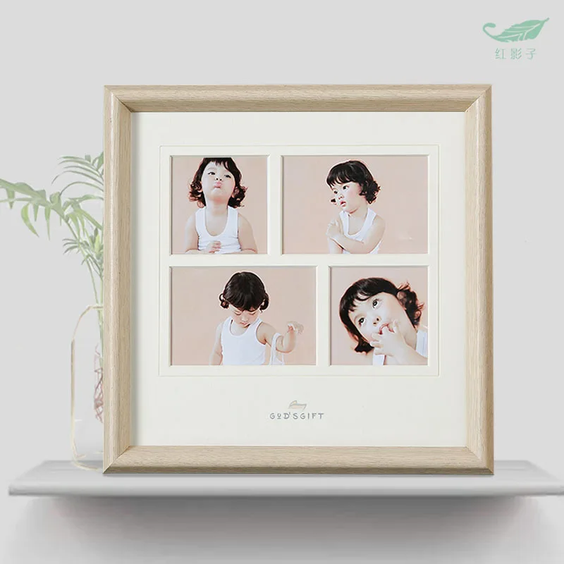 

87136 three-dimensional square oil painting stick picture frame handmade diy four grid nine grid pictu