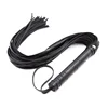 3 Colors High Quality Pu Leather Pimp Whips Racing Riding Crop Party Flogger Hand Cuff Queen Black Horse Riding Whip Length 46cm 5