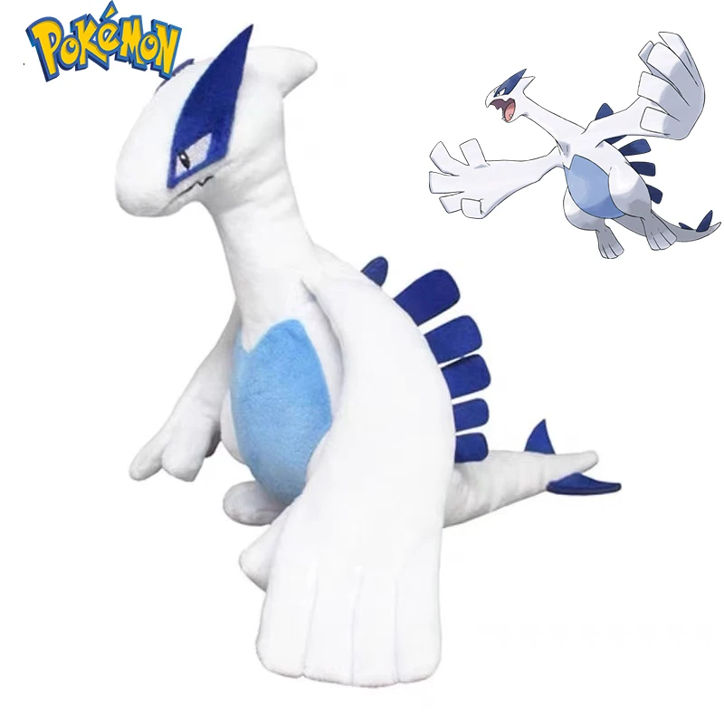 Pokemon Lugia Peluche Bambola Lugia Ho-Oh Elf Peluche Morbido Farcito Cartone Animato Carino Lugia Bambola Regalo Di Compleanno Per Bambino
