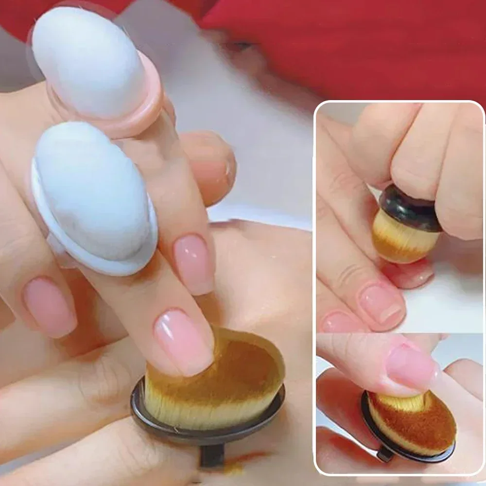 10x Nail Brushes Dust Cleaner Professional Delicate Soft Brush for Nail Art Gel Polish Removal Tool Women Manicure Accessories 2