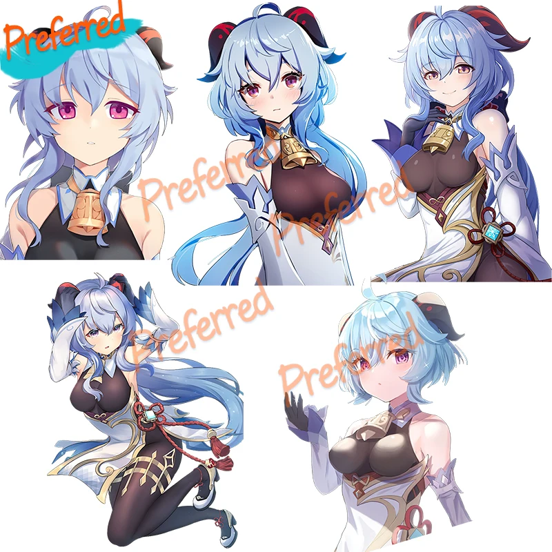 

Genshin Impact GanYu милая девочка из мультфильма Decal для мотокросса