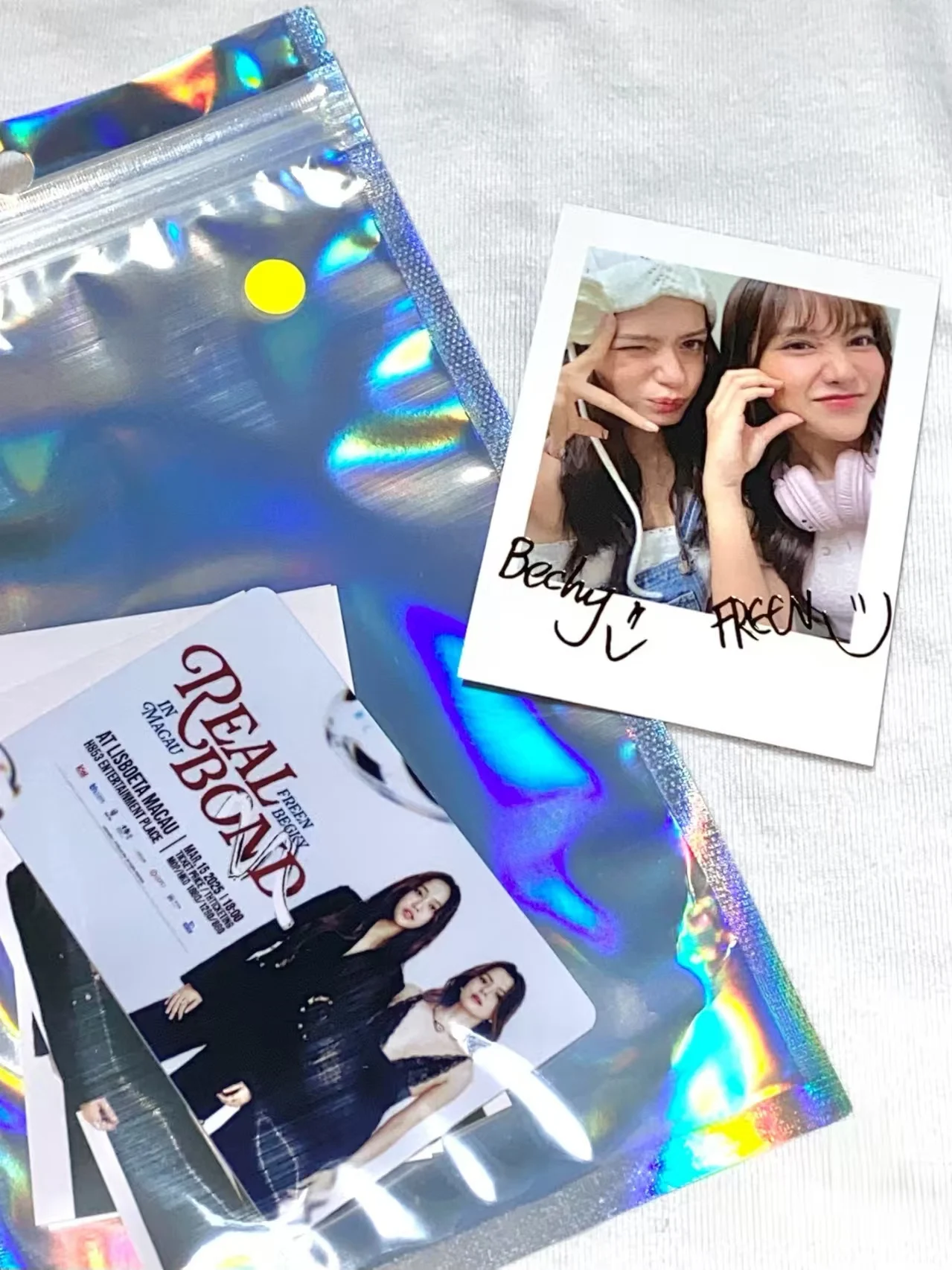 freenbecky ファンミーティング マニラ サイン入りポスター 2025.3.15 FreenBecky Macau Fan Meeting Signature Poster