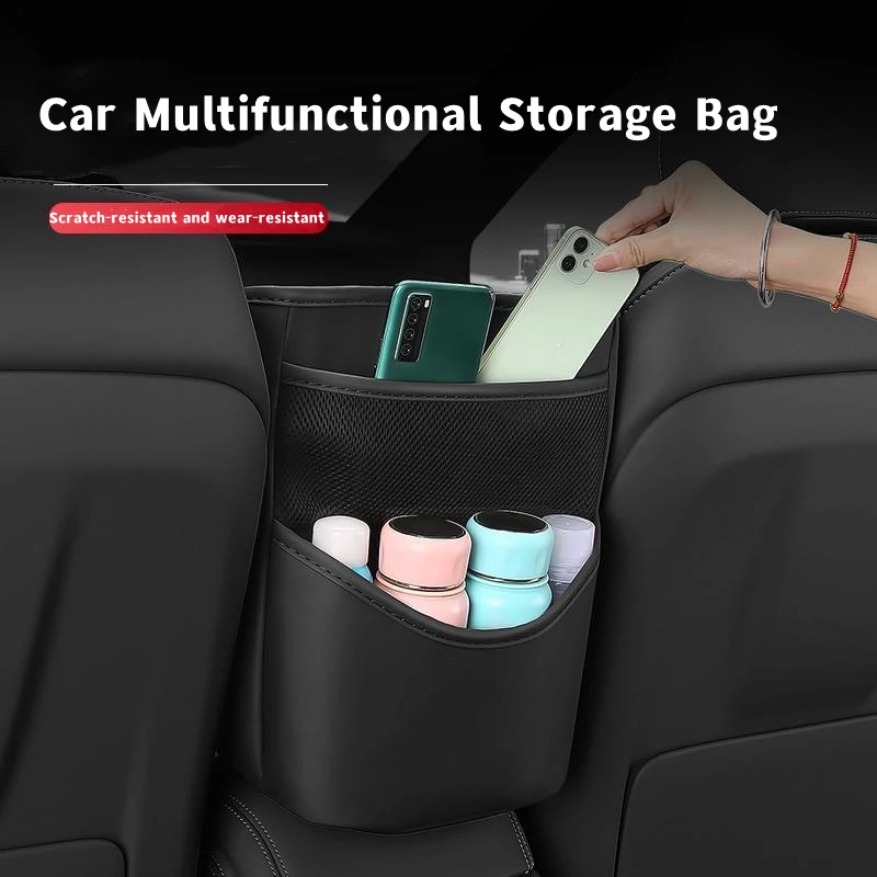 New Car Leather Seats Storage Pocket Between Universal Car Seat Gap