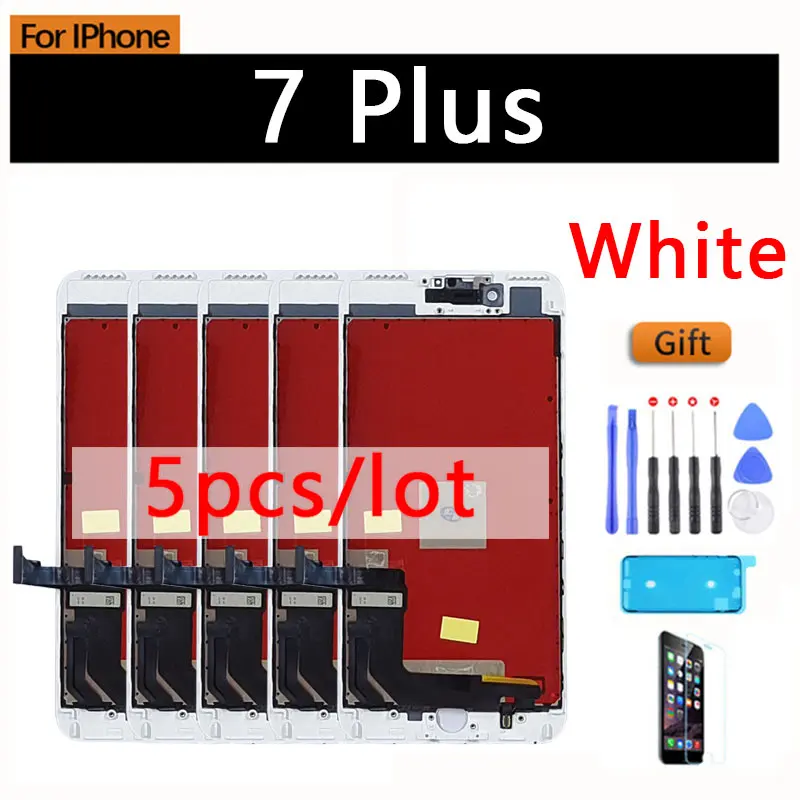 5pcs 7 Plus White