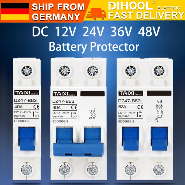 Joli d'isolement manuel AC DC Power, circuit électrique, interrupteur  principal avec crochet verrouillé, AC 110V, 230V, 380V, 400V, DC 12V, 24V,  60V, 63A, 100A