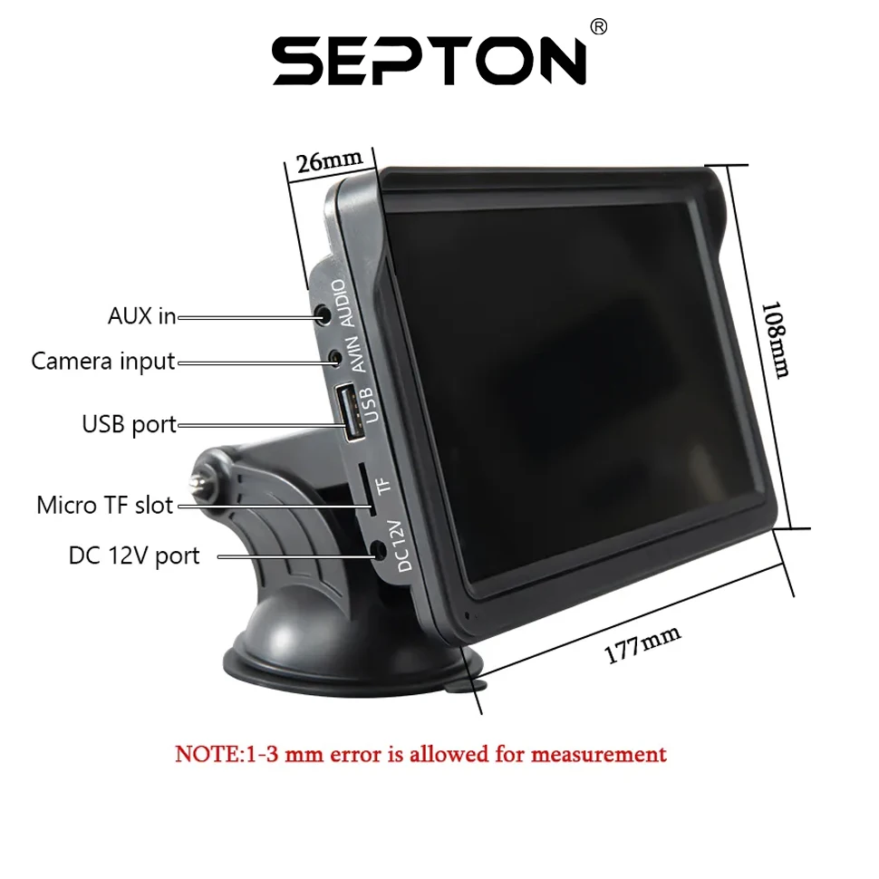 SEPTON ȵ̵ ڵ ׷ ,  ޴ HD ġ ũ,  ī÷, BT, 2 Din, 7 ġ Ƽ̵  ÷̾