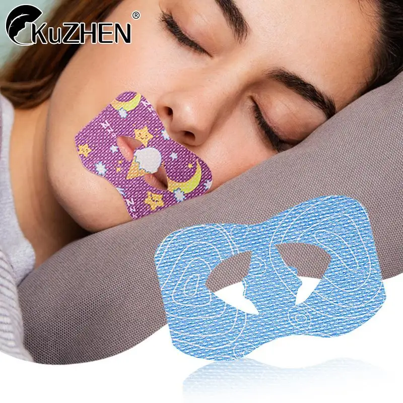 

20Pcs/Bag Anti-Snoring Stickers For Children Sleep Closed-mouth Stickers Breathing Correction Patch Shut Up Patch Orthosis Tape
