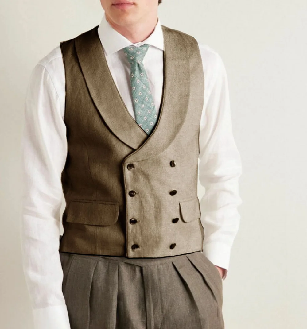 Men&rsquo;s Vest Satin Vest Male Clothes