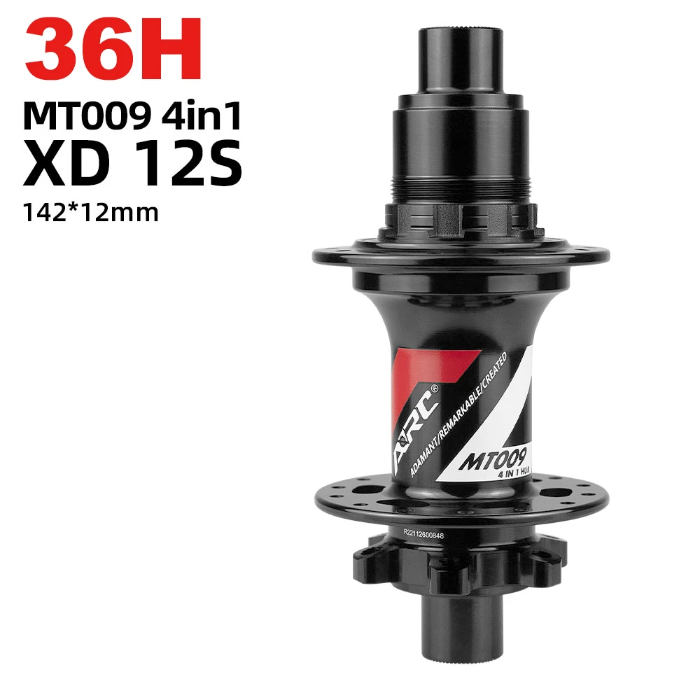Enhanced Rear MTB Mountain Bike Hub with Multiple Hole Options and Versatile Freehub Compatibility