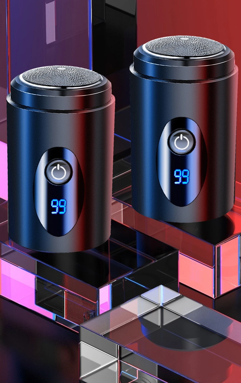 Mini Electric Shaver Portable Powerful Storm Razor for Men Women USB Rechargeable Battery Power Display Body Hair Trimmer electric shaver hair trimmer body trimmer