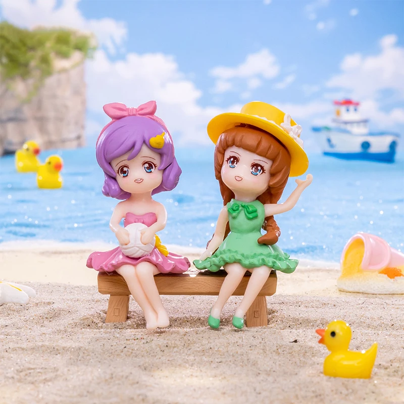 

Модные креативные мини-фигурки принцессы, миниатюрные куклы, милая маленькая девочка, настольные мини-украшения, аксессуары «сделай сам», детские игрушки