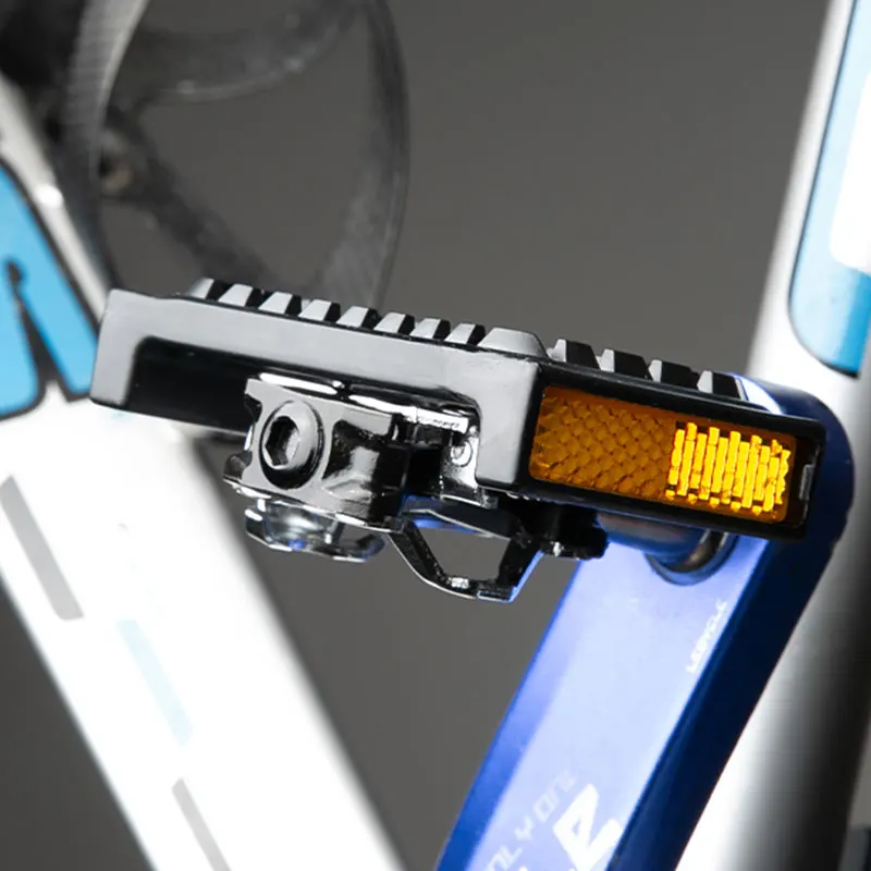 Shimano SM-PD22 SPD Cleat Flat Pedal Adapters Pair With Reflector - Foto 5