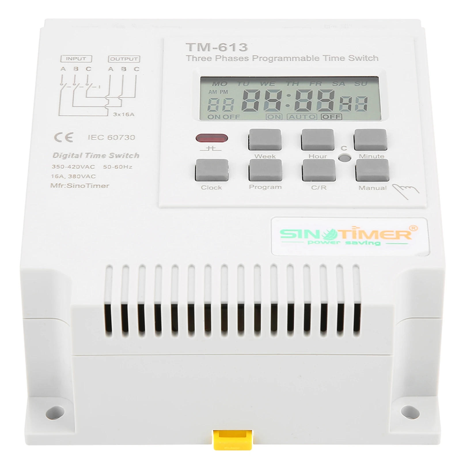 Tm-613 Control Power Timer Switch, Digital LCD Power Programmable Timer Time  Sw