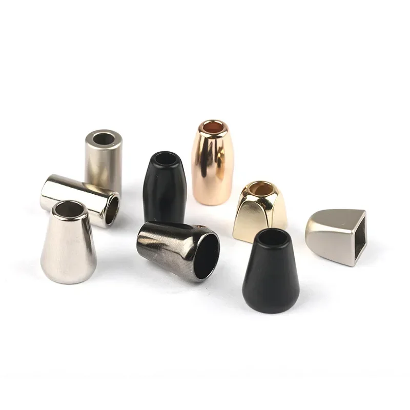 10PCS Zinc Alloy Apparel Stoppers Plating Metal Stopper Down Jackets Cord Stopper DIY Apparel Sewing Supplies