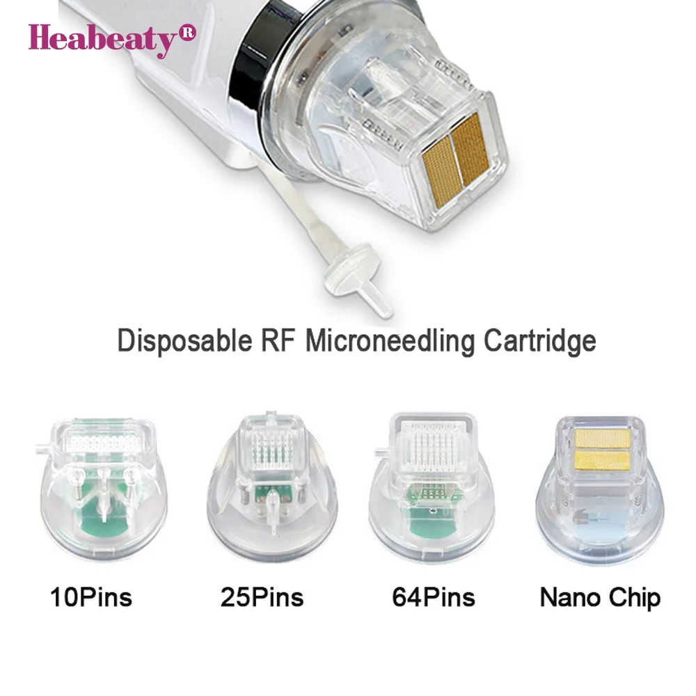 Disposable Replacement Connect Tube & RF Microneedling Cartridge 10/25/64 pins Nnao For Fractional RF Microneedle Machine microneedling needle cartridge microneedling cartridge rf microneedle machine