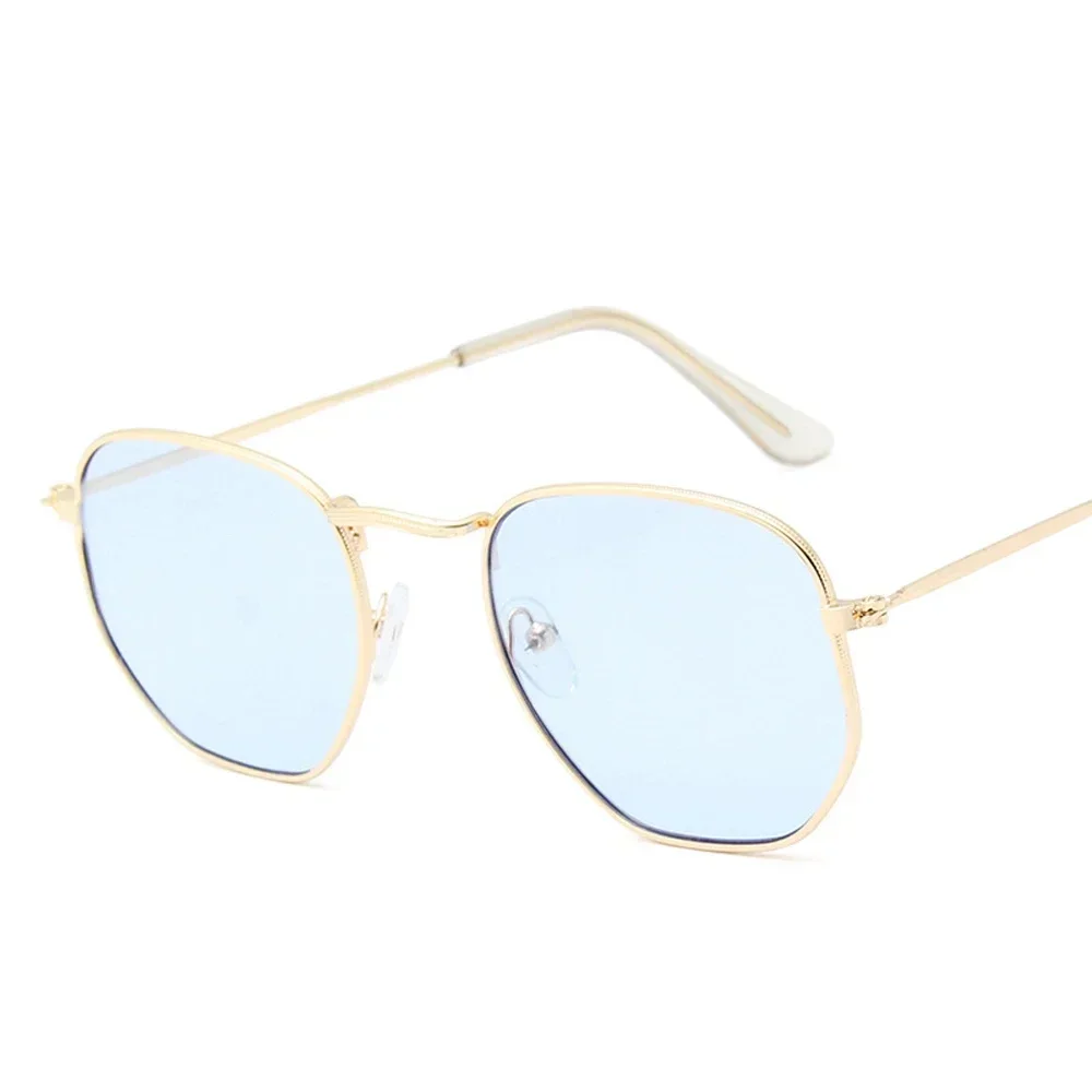 全４色*The popular hexagon shades Sunglas Hexagon Square Sunglasses | Hexagonal Sunglasses Pink