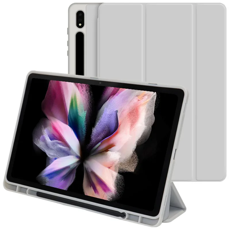 Premium Tri-Fold Stand Tablet Case with Pen Slot