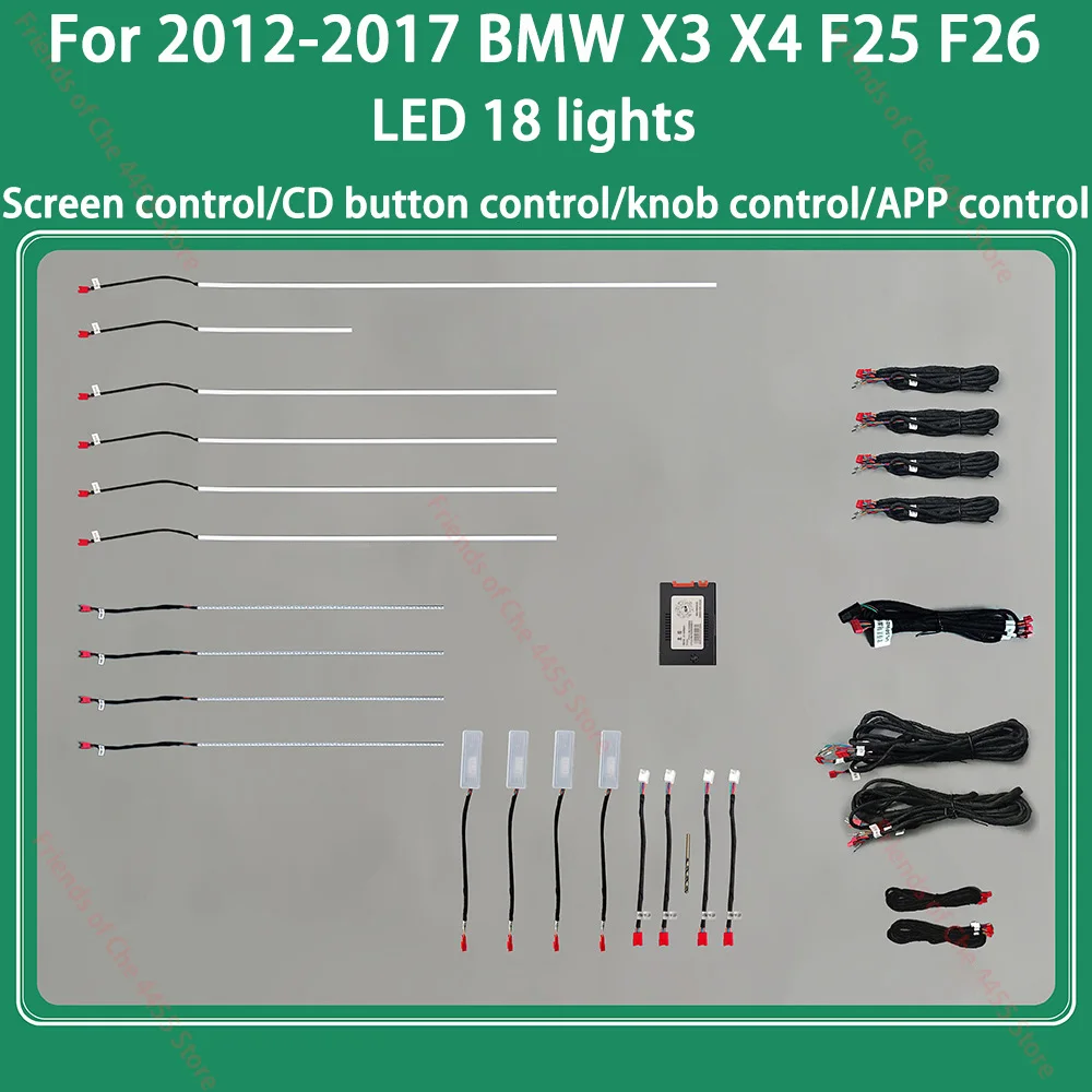 Auto Umgebungs Licht Set Für BMW X1 F48 F49 Auto Tür Audio
