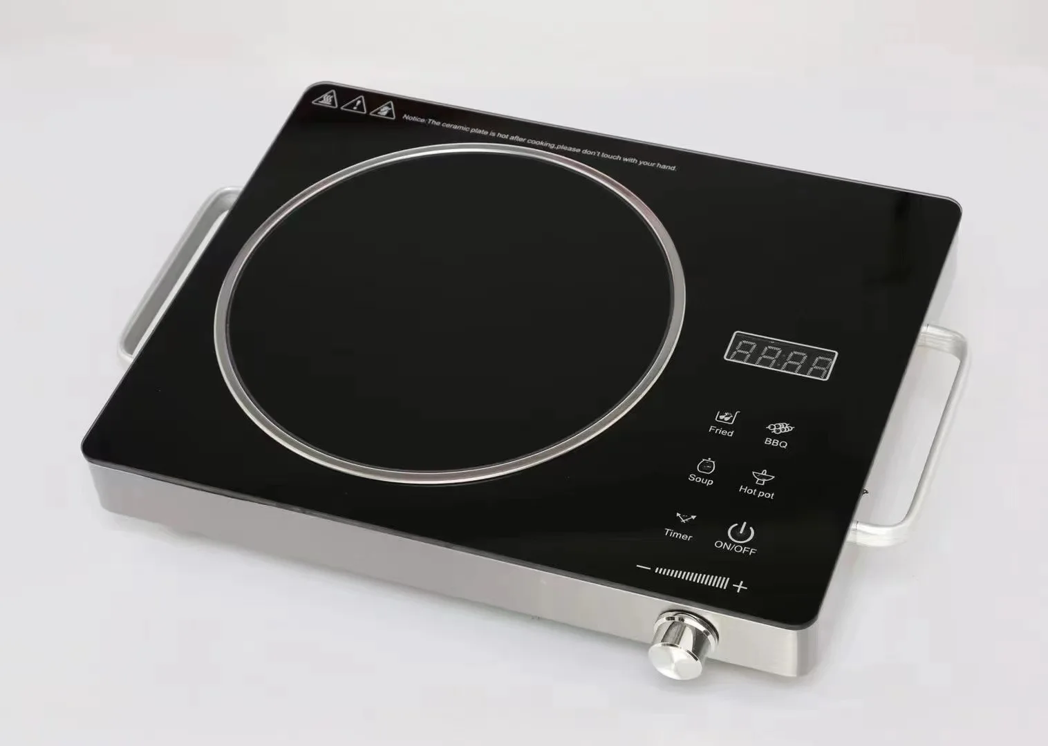 Touch button single stove household induction cooker high-power Senko hot pot cooking noodle stove electric clay oven