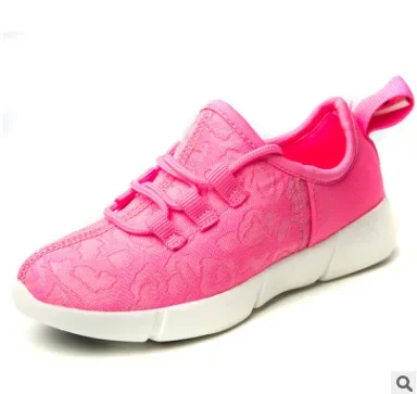 Luminous Sneaker Boy Men Women LED Light Shoes Girl Glowing Children Flashing With Light Adult USB Charge Kids Fiber Optic Shoes 3