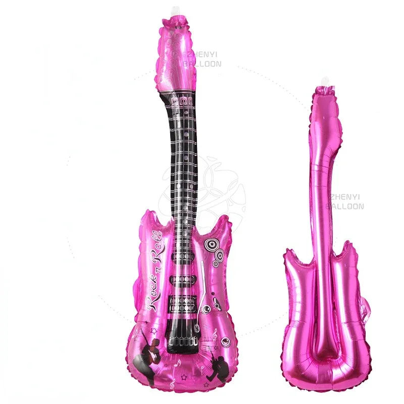 Cartoon Guitar Balloons Inflatable Party Supplies