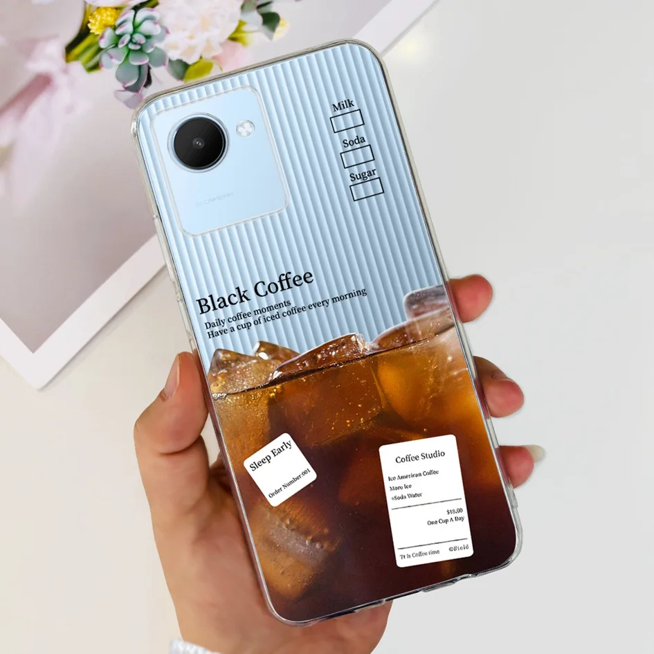 Fashionable Marble Cartoon Soft Phone Case - Bumper Cover