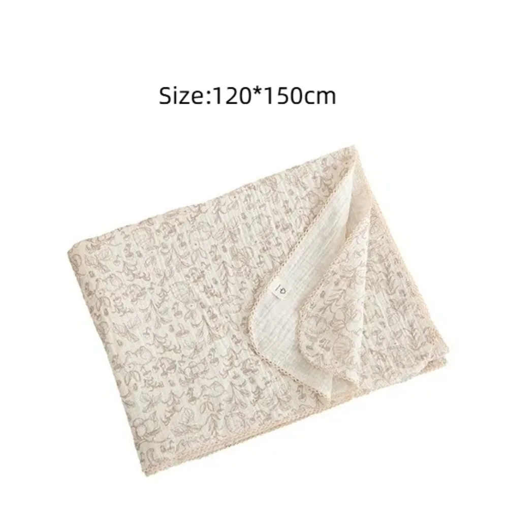 Cotton Muslin Blanket Swaddle Wrap for Baby