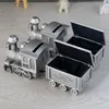 Creative Metal Train Coin Organizer Money Savings Bank Cute Piggy Banks For Kids Money Safe box PB018 3