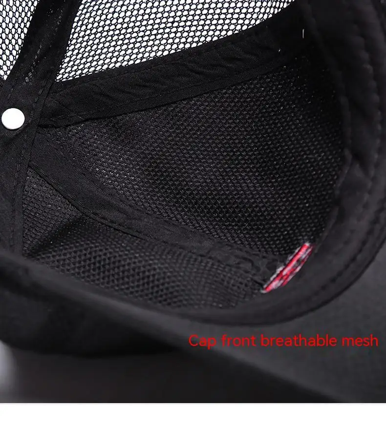Oversize Big Head Man Plus Size Baseball Cap Spring Summer Thin Fabric Mesh Sun Hat Male Snapback M 55-59cm L 60-64cm
