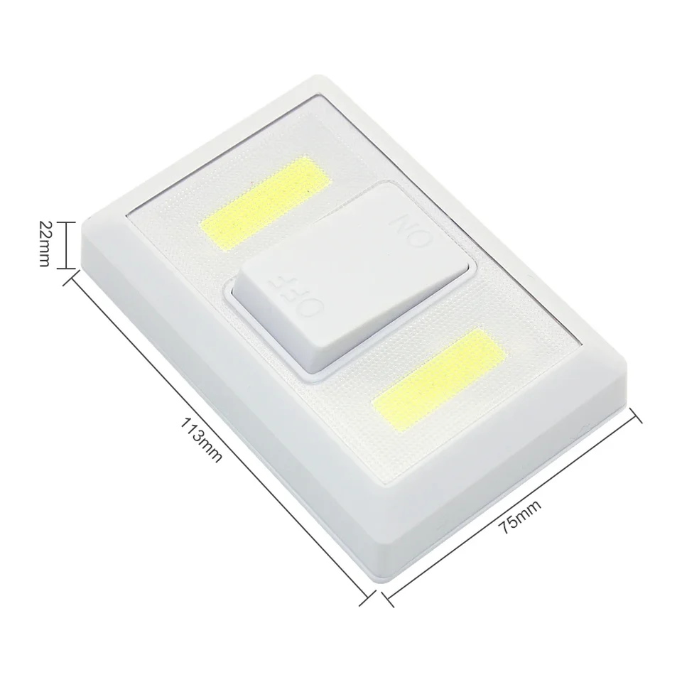 Lampe LED Sans Fil à Piles - Montage Mural Magnétique Ou Adhésif - Éclairage D'armoire, Placard, Escalier - IP44 étanche - 500 Lumens